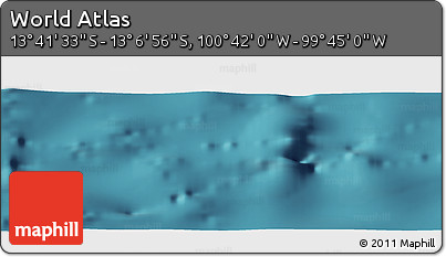 Satellite Panoramic Map of the Area around 13° 24' 15" S, 100° 13' 29" W