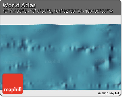 Satellite 3D Map of the Area around 13° 24' 15" S, 101° 4' 29" W