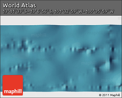 Satellite 3D Map of the Area around 13° 24' 15" S, 101° 4' 29" W