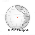Outline Map of the Area around 13° 24' 15" S, 112° 7' 30" W, rectangular outline