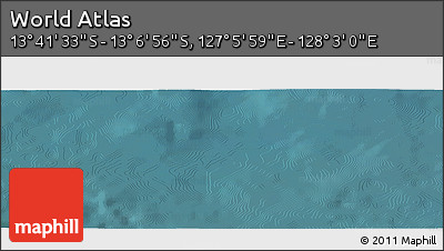 Satellite Panoramic Map of the Area around 13° 24' 15" S, 127° 34' 30" E