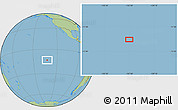 Savanna Style Location Map of the area around 13° 24' 15" S, 132° 31' 30" W