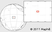 Blank Location Map of the area around 13° 24' 15" S, 134° 13' 29" W