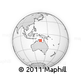 Outline Map of the Area around 13° 24' 15" S, 135° 13' 29" E, rectangular outline
