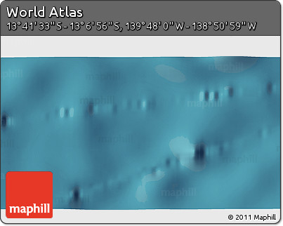 Satellite 3D Map of the Area around 13° 24' 15" S, 139° 19' 29" W