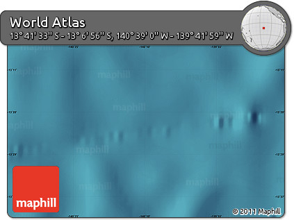 Satellite Map of the Area around 13° 24' 15" S, 140° 10' 30" W