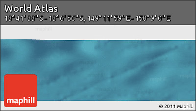 Satellite Panoramic Map of the Area around 13° 24' 15" S, 149° 40' 30" E