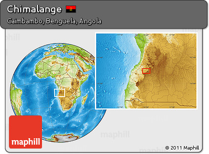 Physical Location Map of Chimalange