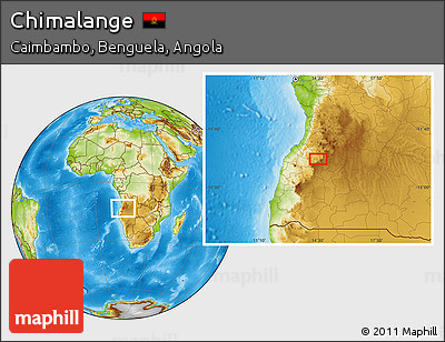 Physical Location Map of Chimalange