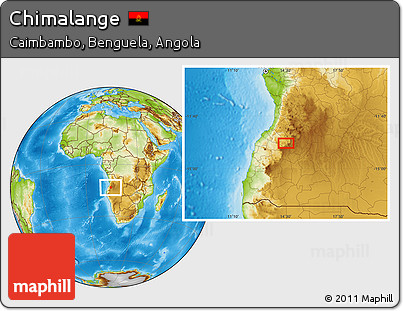 Physical Location Map of Chimalange