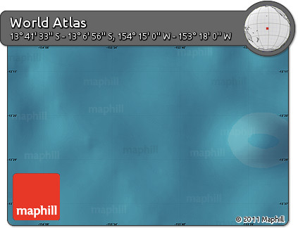 Satellite Map of the Area around 13° 24' 15" S, 153° 46' 30" W