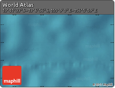 Satellite Map of the Area around 13° 24' 15" S, 155° 37' 30" E