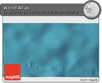 Satellite 3D Map of the Area around 13° 24' 15" S, 156° 28' 29" E