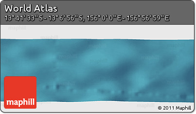 Satellite Panoramic Map of the Area around 13° 24' 15" S, 156° 28' 29" E
