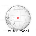 Outline Map of the Area around 13° 24' 15" S, 160° 34' 29" W, rectangular outline