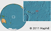Satellite Location Map of the area around 13° 24' 15" S, 168° 13' 29" W