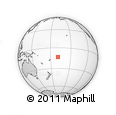 Outline Map of the Area around 13° 24' 15" S, 169° 4' 29" W, rectangular outline