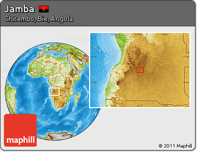 Physical Location Map of Jamba