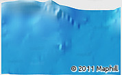 Shaded Relief 3D Map of the area around 13° 24' 15" S, 174° 10' 30" W
