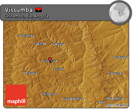 Physical 3D Map of Vissumba