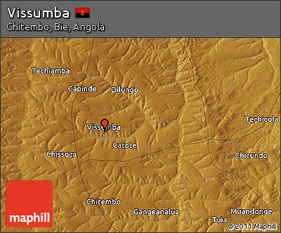 Physical 3D Map of Vissumba