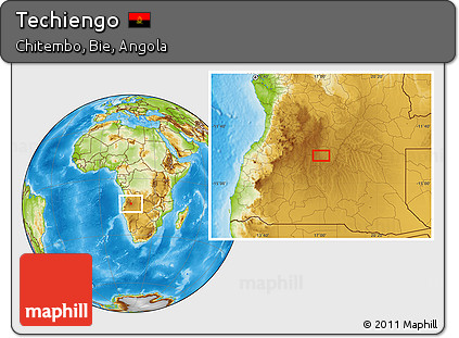 Physical Location Map of Techiengo