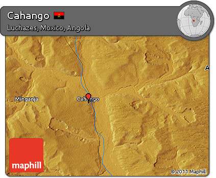 Physical 3D Map of Cahango