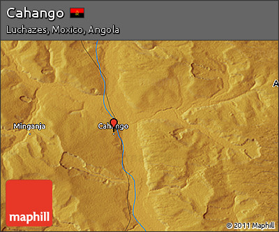 Physical 3D Map of Cahango