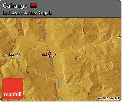Physical 3D Map of Cahango