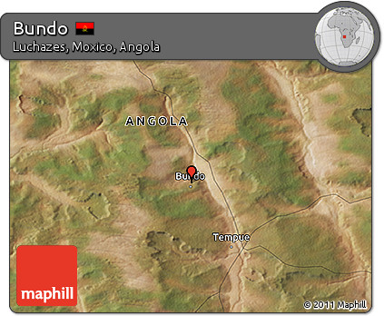 Satellite 3D Map of Bundo