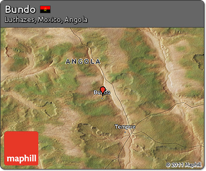 Satellite 3D Map of Bundo