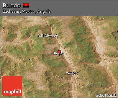Satellite 3D Map of Bundo