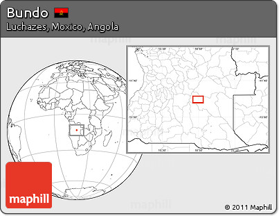 Blank Location Map of Bundo