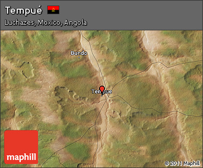 Satellite Map of Tempué