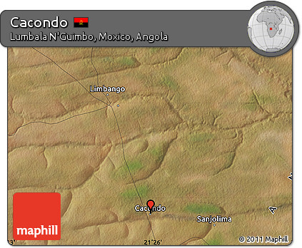 Satellite Map of Cacondo