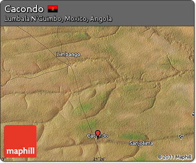 Satellite Map of Cacondo