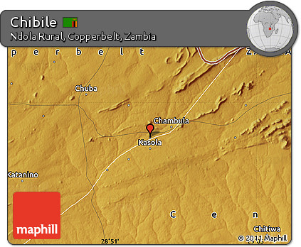 Physical Map of Chibile