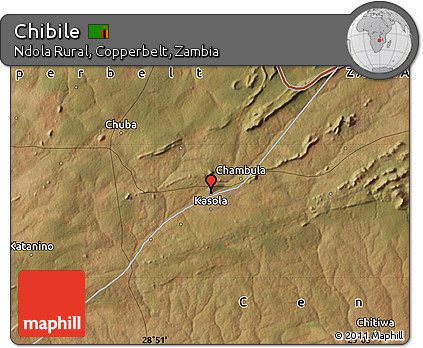 Satellite Map of Chibile