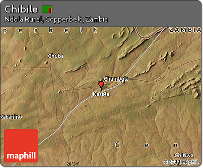 Satellite Map of Chibile