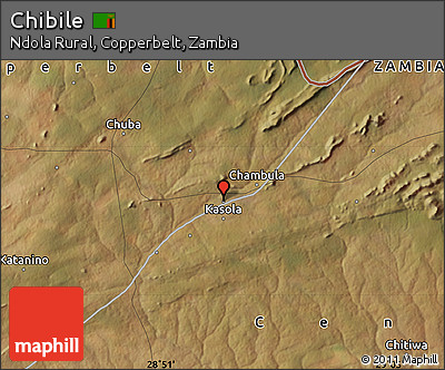 Satellite Map of Chibile