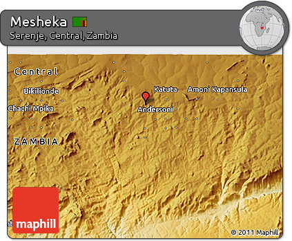 Physical 3D Map of Mesheka