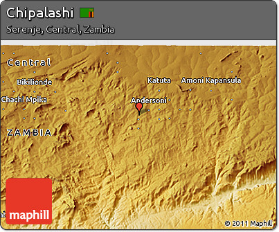 Physical 3D Map of Chipalashi