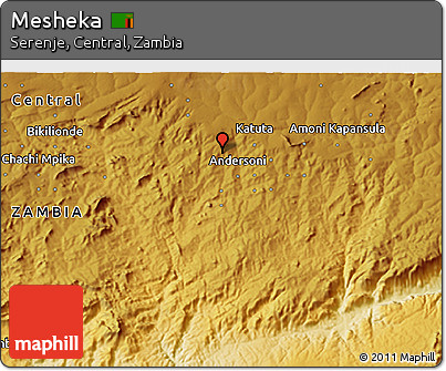 Physical 3D Map of Mesheka