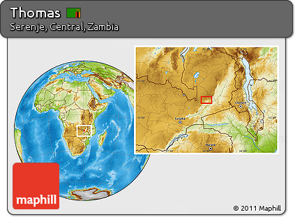 Physical Location Map of Thomas