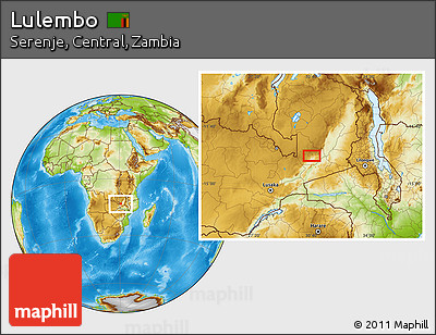 Physical Location Map of Lulembo