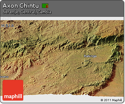 Satellite Panoramic Map of Axon Chintu