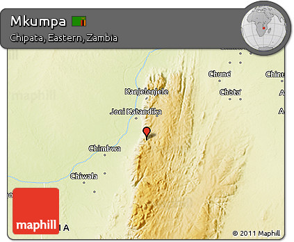 Physical 3D Map of Mkumpa
