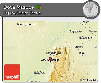 Physical 3D Map of Oove Msaope