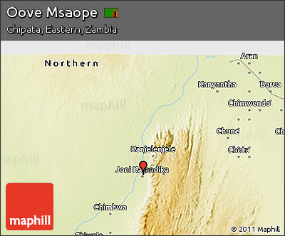 Physical 3D Map of Oove Msaope