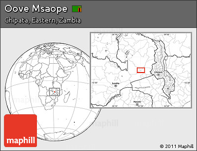 Blank Location Map of Oove Msaope